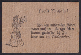 Prosit Neujahr! / Postcard Circulated, 2 Scans - Nouvel An