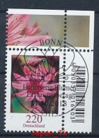 GERMANY Mi.Nr. 3414 Freimarke: Blumen - ESST Bonn - Eckrand Oben Rechts - Used - Gebraucht