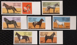 Vietnam Viet Nam MNH Imperf Stamps 1989 : Horse (Ms577) - Viêt-Nam