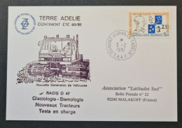 TAAF,  Timbre Numéro 157 Oblitéré De Terre Adélie Le 3/2/1991. - Cartas & Documentos