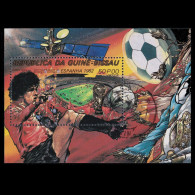 WORD FOOTBALL.BISSAU.1981.50p.MARADONA.USED.Scott C46 USED - Other & Unclassified