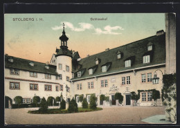 AK Stolberg I. H., Partie Im Schlosshof  - Stolberg (Harz)