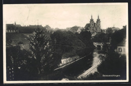 AK Donaueschingen, Teilansicht Mit Brücke  - Donaueschingen