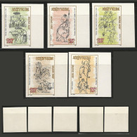Vietnam Viet Nam MNH Imperf Stamps 1989 : Anonymous Folk Paintings Of The 19th Century / Buffalo (Ms581) - Viêt-Nam