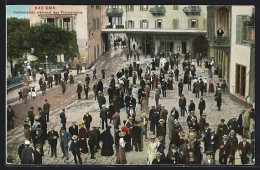 AK Bad Ems, Kurhausplatz Während Des Frühkonzerts  - Bad Ems