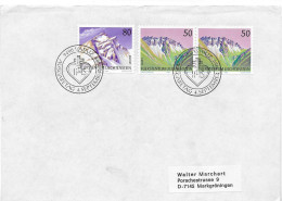 Postzegels > Europa > Liechtenstein > 1981-90 > Brief Met 2x No. 978 En 980  (17591) - Cartas & Documentos