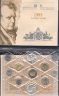 ITALIA Repubblica Serie 1995 Pietro Mascagni Set Coins Divisionale 11 Valori UNC FDC Musicien Et Compositeur - Jahressets & Polierte Platten
