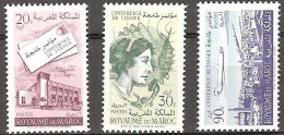 Maroc  424/426 ** MNH. 1961 - Maroc (1956-...)