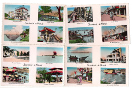 LOT 10 CPSM - VIET-NAM - VIETNAM - INDOCHINE - Souvenir De HANOI - Multivues - Vietnam