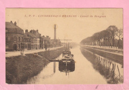 59 - NORD - COUDEKERQUE BRANCHE Prés DUNKERQUE - CANAL DE BERGUES - PENICHE / BATELLERIE - Coudekerque Branche