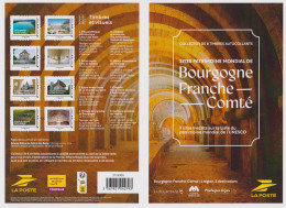 Collector Neuf 8 Timbres TVP LV Bourgogne Franche-Comté Sites Du Patrimoine Mondial Saline Eglise Vignoble Citadelle - Collectors