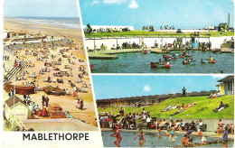 SCENES FROM MABLETHORPE, LINCOLNSHIRE, ENGLAND. Circa 1975 USED POSTCARD My9 - Andere & Zonder Classificatie