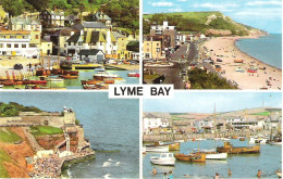 SCENES FROM LYME BAY, DORSET, ENGLAND. UNUSED POSTCARD My9 - Other & Unclassified
