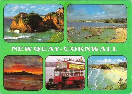 SCENES FROM NEWQUAY, CORNWALL. USED POSTCARD My9 - Newquay