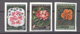 Djibouti  -  Non Dentelés  :  Yv 483-85  **  Fleurs - Djibouti (1977-...)
