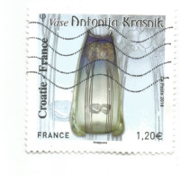 (JOINT ISSUE) 2018, VASE BY ANTONIJA KRASNIK - Used Stamp - Usati