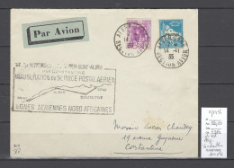 Algérie - 1er Vol Alger - Constantine - 14/11/1935 - - Airmail