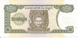 2 CAMBODIA NOTES 200 RIELS 1998 - Cambogia