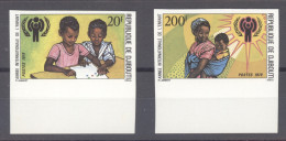 Djibouti  -  Non Dentelés  :  Yv 495-96  **  Enfants - Gibuti (1977-...)