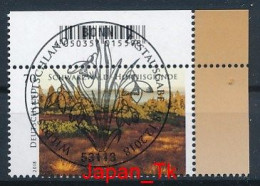 GERMANY Mi.Nr. 3428 Wildes Deutschland - ESST Bonn - Eckrand Oben Rechts - Used - Used Stamps