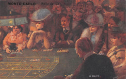 MONTE-CARLO (Monaco) - Salle De Jeu - La Roulette - Oilette Série 991, Raphaël Tuck Et Fils - Illustrateur Inconnu - Monte-Carlo