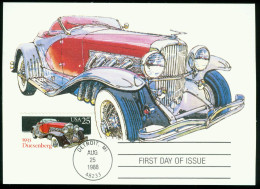 Mk USA Maximum Card 1988 MiNr 2001 | Classic Cars. Duesenberg (1935) #max-0071 - Cartas Máxima
