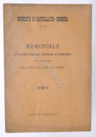 Castellazzo Bormida - Memoriale Per La Conservazione Della Pretura - 1891 - Andere & Zonder Classificatie