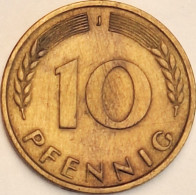 Germany Federal Republic - 10 Pfennig 1950 J, KM# 108 (#4627) - 10 Pfennig