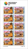 MALI 2024 MS 10V - FROG TURTLE MONKEY MUSHROOMS HIPPOPOTAMUS OWL CROCODILE ELEPHANT BAOBAB GIRAFFE ZEBRA JACKAL LION MNH - Pilze