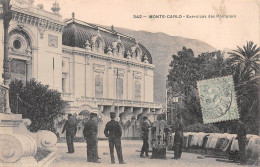 MONTE-CARLO (Monaco) - Exercices Des Pompiers - Précurseur Voyagé 1906 (2 Scans) - Monte-Carlo