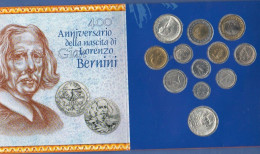 Italia Serie 1998 Lorenzo Bernini Divisionale FDC UNC Italy Coins Mint Set Italie Architecte Et Sculpteur - Sets Sin Usar &  Sets De Prueba