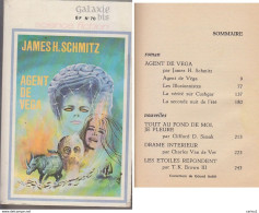 C1 James H. Schmitz - AGENT DE VEGA EO Galaxie Bis 1970 EPUISE Port Inclus France - Opta