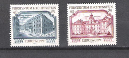 Liechtenstein 1978 Europa Cept Castles ** MNH - Schlösser U. Burgen