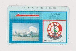 SYRIA  - Satellite Dishes Magnetic Phonecard - Syrie