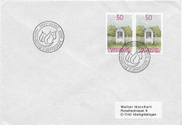 Postzegels > Europa > Liechtenstein > 1981-90 > Brief Met 2x No. 957 (17602) - Covers & Documents