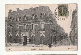 14 . LISIEUX . LA BANQUE DE FRANCE . 1917 - Lisieux