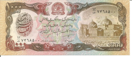 2 AFGHANISTAN NOTES 1.000 AFGHANIS N/D (1979 - 1991) - Afghanistán