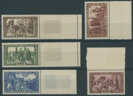SAARLAND 299-303 **, 1950, Volkshilfe, Postfrischer Prachtsatz, Mi. 75.- - Otros & Sin Clasificación