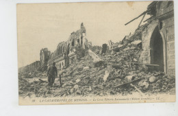 ITALIE - SICILIA - MESSINA - LA CATASTROPHE DE MESSINE - Le Corso Vittorio Emanuele (maison écroulée) - Messina