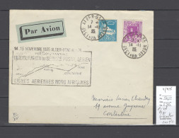 Algérie - 1er Vol Alger - Constantine - 14/11/1935 - - Poste Aérienne