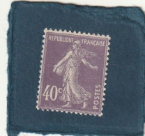 ///   FRANCE ///  Semeuse  40 Cts Violet --- ** - Unused Stamps