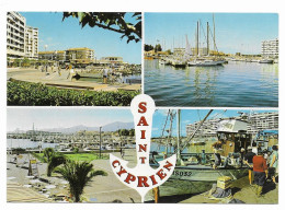 Saint Cyprien Plage - 1990 - Le Port - La Criée Sur Les Quais - N° 966 # 2-23/28 - Saint Cyprien