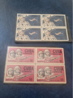 CUBA  NEUF 1965  VUELO  ESPACIAL  DE  LA  NAVE VOSJOD  II // PARFAIT  ETAT //  30c Sans Gomme,50c Avec Goomme + Charnela - Unused Stamps