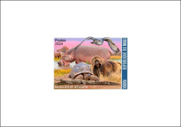 MALI 2024 DELUXE PROOF 1V - TURTLE MONKEY HIPPOPOTAMUS OWL CROCODILE ELEPHANT BAOBAB - Kikkers