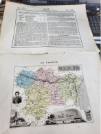 AUDE /DIVISION ADMINISTRATIVE/ABREGE HISTORIQUE/BIOGRAPHIE/STATISTIQUE/VILLES PRINCIPALES/ - Carte Geographique