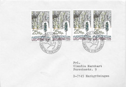 Postzegels > Europa > Liechtenstein > 1981-90 > Brief Met 4x  No. 917 (1760617506) - Lettres & Documents