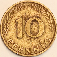 Germany Federal Republic - 10 Pfennig 1966 D, KM# 108 (#4628) - 10 Pfennig