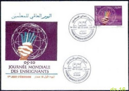 FDC/Année 2006-N°1447 : Journée Mondiale Des Enseignants - Algerije (1962-...)