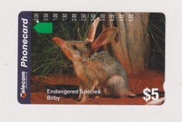 AUSTRALIA  - Bilby Magnetic Phonecard - Australia