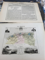 ALGERIE /DIVISION ADMINISTRATIVE/ABREGE HISTORIQUE/BIOGRAPHIE/STATISTIQUE/VILLES PRINCIPALES/ - Cartes Géographiques